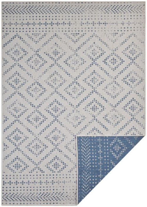 Mujkoberec Original Kusový koberec Mujkoberec Original Nora 105006 Blue Creme - 80x150 cm Bílá