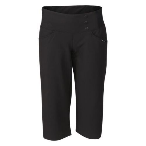 ALPINE PRO CAROZA Dámské 3/4 kalhoty, černá, velikost XL