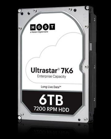 Western Digital (HGST) Ultrastar DC HC310 / 7K6 3.5in 6TB 256MB SAS 512E SE, HUS726T6TAL5204