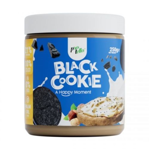 Protella Black Cookie 250 g, krém s lískovými oříšky a sušenkami, Black Cookie