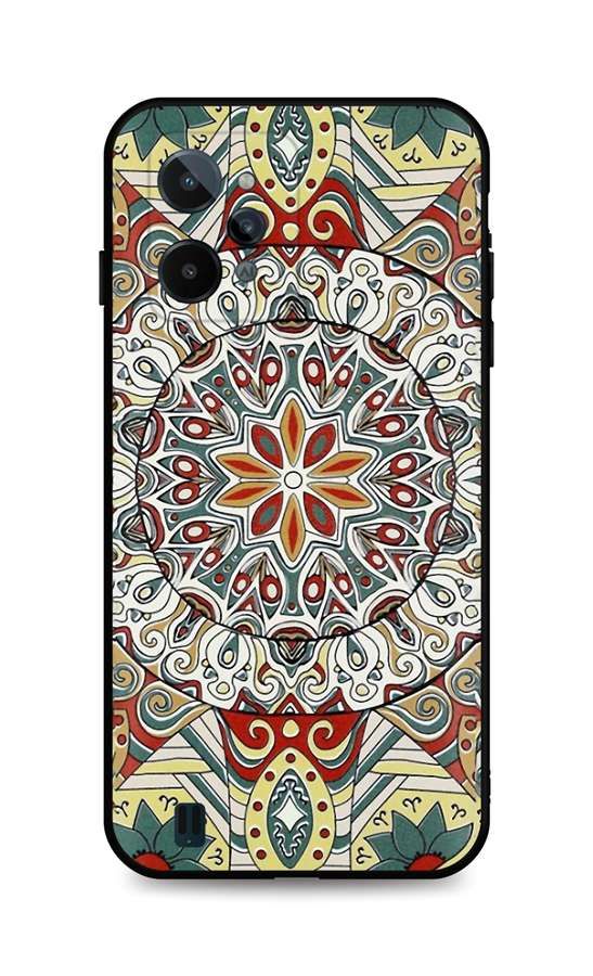 Kryt TopQ Realme C31 3D silikon Barevná mandala 74066