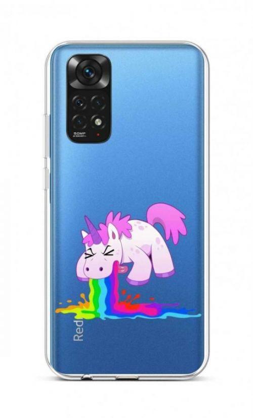 Kryt TopQ Xiaomi Redmi Note 11 silikon Rainbow Splash 71912