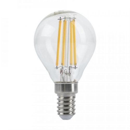 Optonica LED Bulb Filament G45 E14 Clear Glass Stmívatelná 4W Teplá bílá