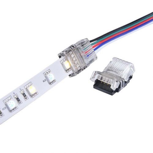 LED21 Spojka FIX CLICK 5PIN pro RGBW LED pásky o šířce 12mm, pásek - kabel