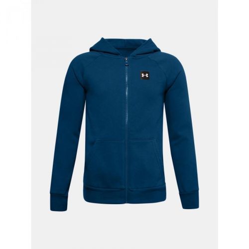 Under Armour Mikina UA RIVAL FLEECE FZ HOODIE-BLU - Kluci