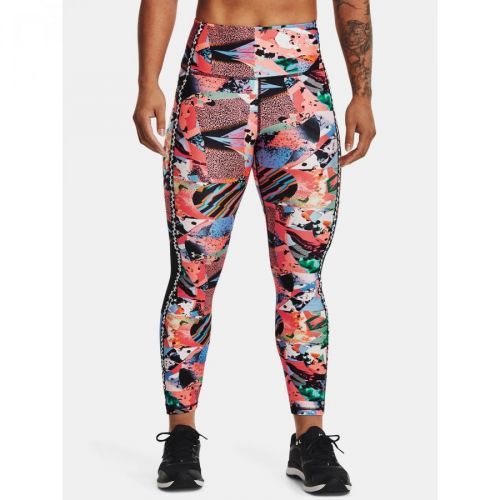 Under Armour Legíny Armour PF AOP Ankle Leg-RED - Dámské