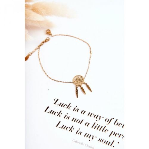 Leg Bracelet Dream Catcher Gold