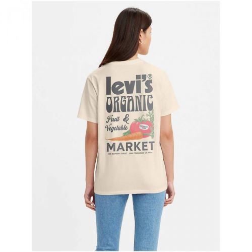Levi's Krémové dámské tričko s potiskem Levi's® - Dámské