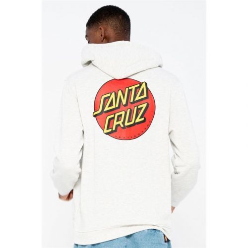 mikina SANTA CRUZ - Classic Dot Zip Hood Athletic Heather (ATHLETIC HEATHER1757)