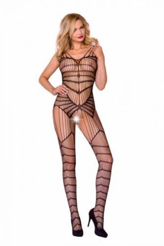 Casmir CA004 černý Bodystocking One size černá