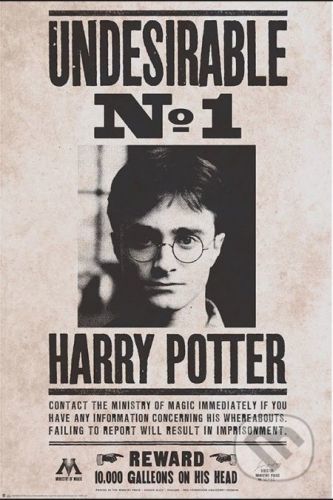 Plagát Harry Potter - Undesirable n°1 - ABYstyle