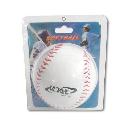 Míček SOFTBALL PU T5001 - bílá