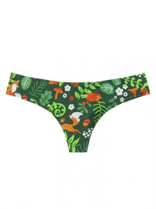 Veselé dámské kalhotky brazilky Dedoles Lesní zvířátka (D-W-UN-BL-C-C-1366) L