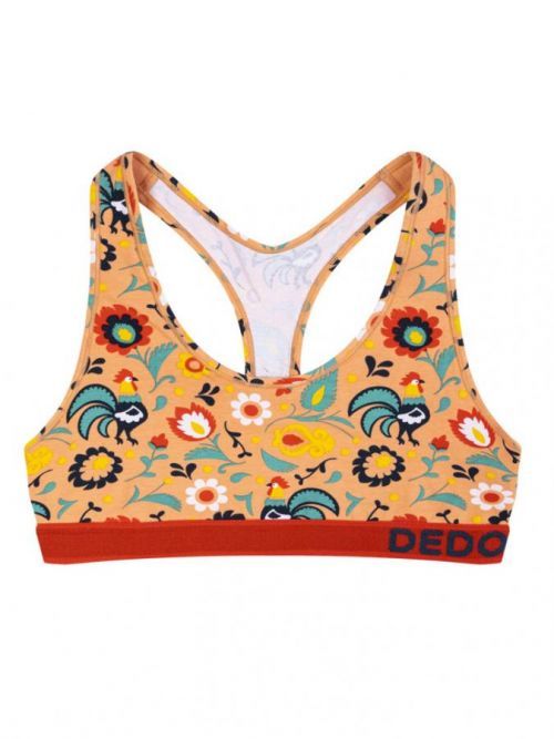 Veselá dámská podprsenka Dedoles Folkový kohout (D-W-UN-B-C-C-135) M