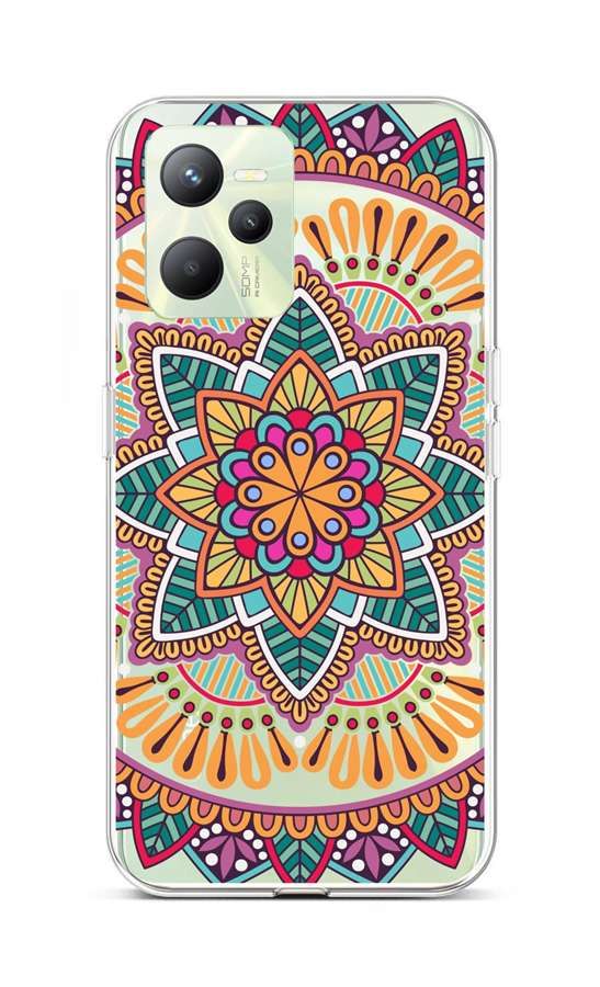 Kryt TopQ Realme C35 Happy Mandala 74622