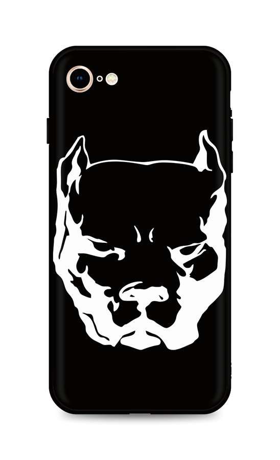 Kryt TopQ iPhone SE 2022 silikon Pitbull 74499
