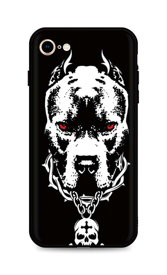 Kryt TopQ iPhone SE 2022 silikon Fighting Dog 74496
