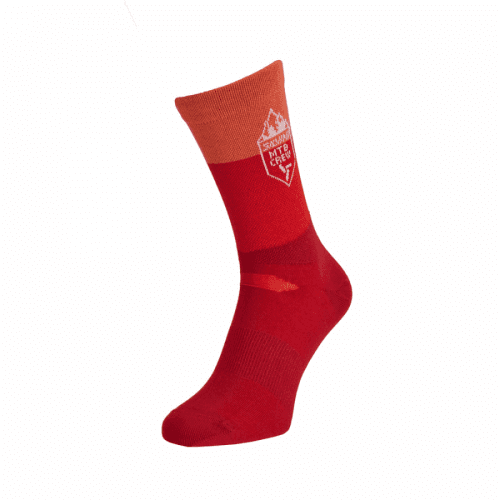 Cyklistické ponožky Silvini  Ferugi UA1644 merlot-orange Velikost: 39-41