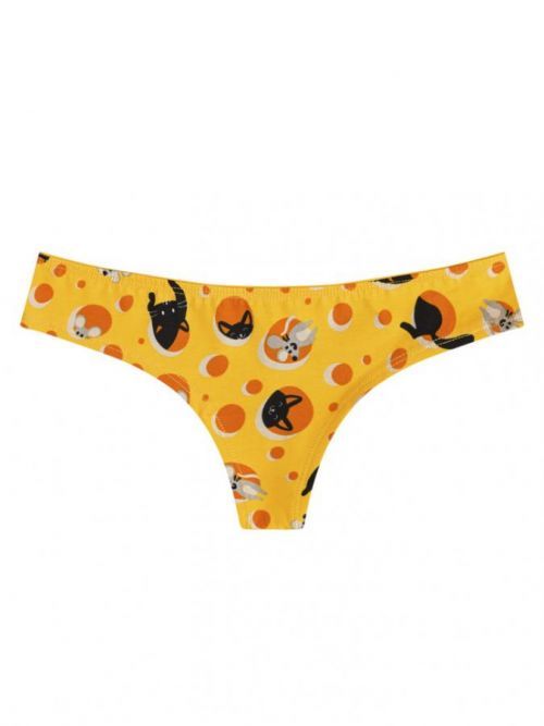 Veselé dámské kalhotky brazilky Dedoles Schovávačka (D-W-UN-BL-C-C-1372) S