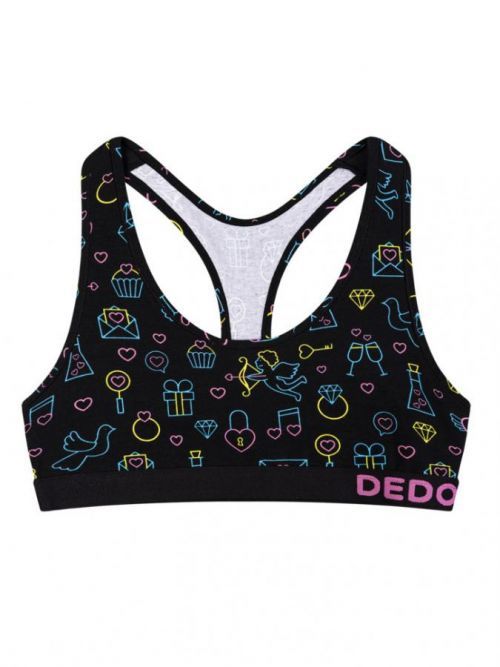 Veselá dámská podprsenka Dedoles Neonová láska (D-W-UN-B-C-C-248) XL