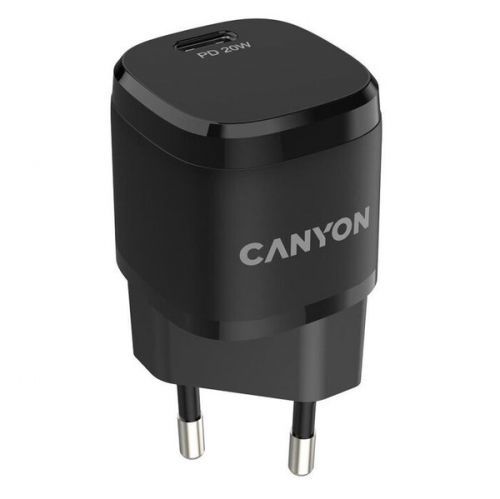 Nabíječka Canyon H20-05, USB-C, 20W, černá