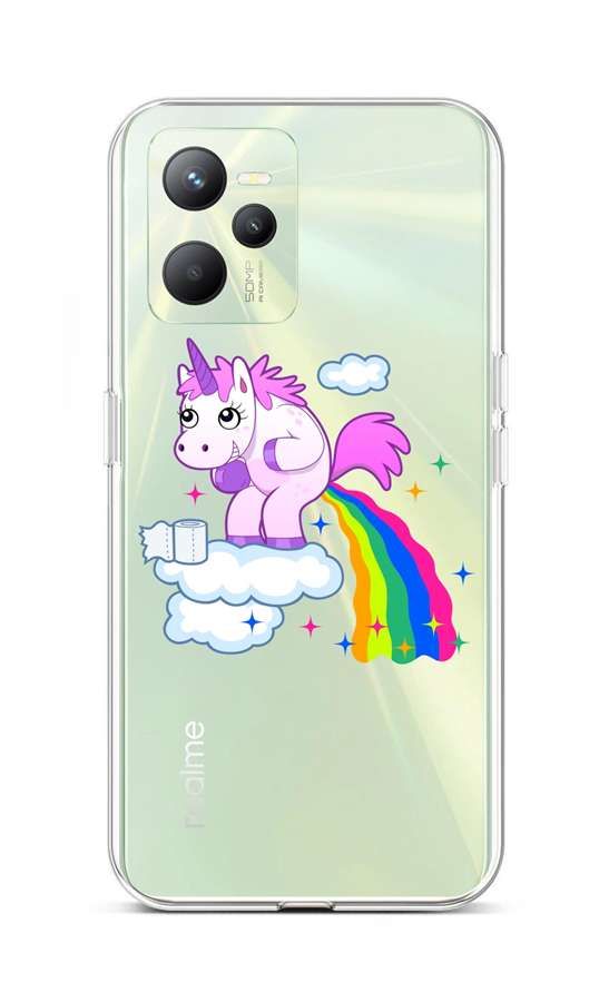 Kryt TopQ Realme C35 Rainbow Disaster 74586