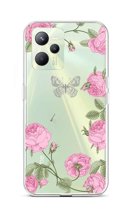 Kryt TopQ Realme C35 Pivoňky 74570