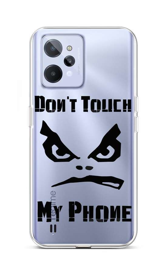 Kryt TopQ Realme C31 Don't Touch průhledný 74436