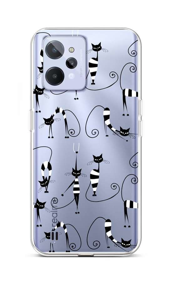 Kryt TopQ Realme C31 silikon Cats 1 74407