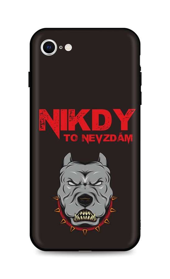 Kryt TopQ iPhone SE 2022 silikon Nikdy to nevzdám 74181