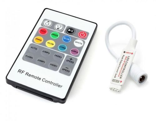 BRG Dálkový ovladač k RGB LED pásku RF 20 tlač