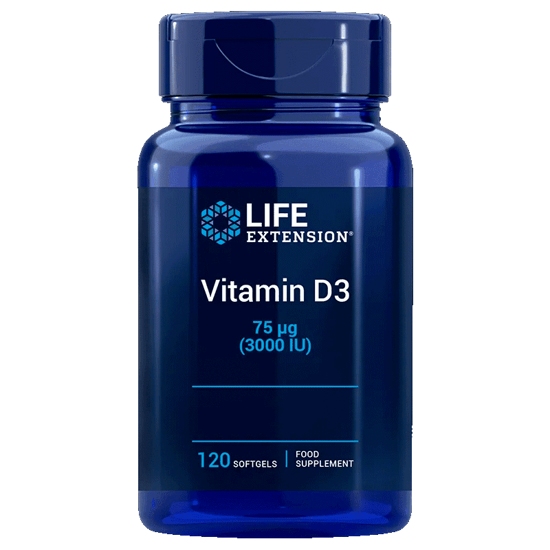 Life Extension Vitamin D3 3000IU 120 ks