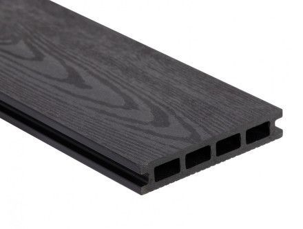Guttadeck terasové prkno WPC 2D Rozměr 140 x 25 x 2900 mm dark grey