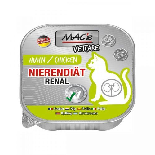 MAC's CAT Vetcare Nierendiät kuře 16 × 100 g