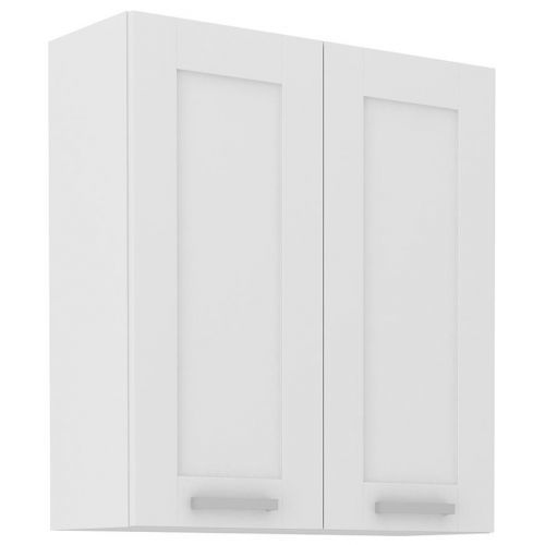 Kuchyňská skříňka LUNA bílá mat/bílá 80g-90 2f