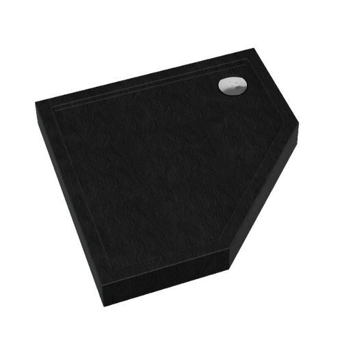 Sprchová vanička pětiúhelník Espera Plus Aqm2698cst 90x90x12 černá