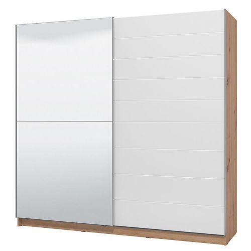 Skříň Mondego 220 artisan/bílá lesk
