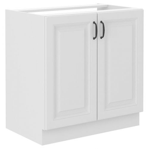 Kuchyňská skříňka STILO bílá mat/bílá 80zl 2f bb