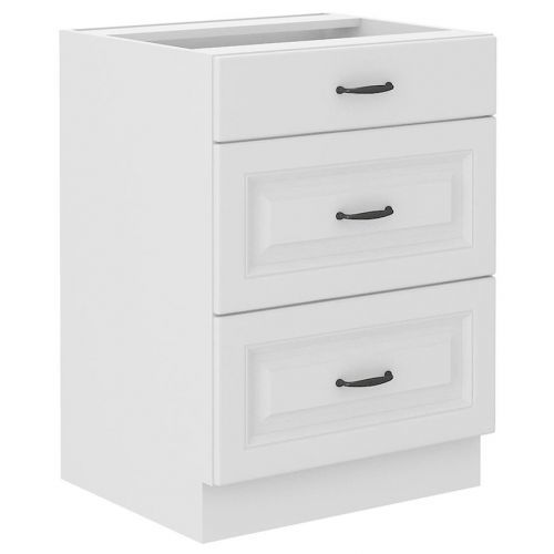 Kuchyňská skříňka STILO bílá mat/bílá 60d 3s bb