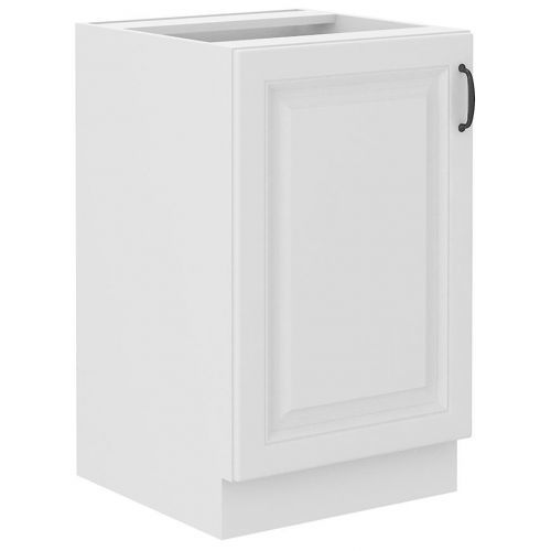 Kuchyňská skříňka STILO bílá mat/bílá 50zl 1f bb