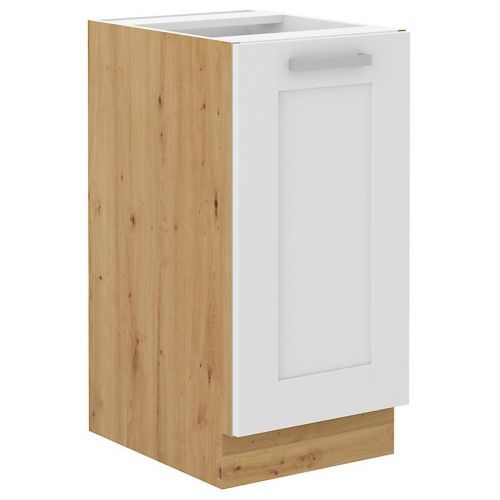 Kuchyňská skříňka LUNA bílá mat/artisan 40d 1f bb