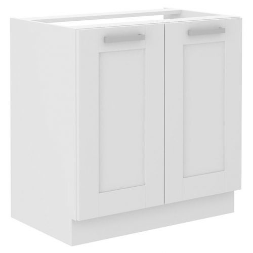 Kuchyňská skříňka LUNA bílá mat/bílá 80zl 2f bb