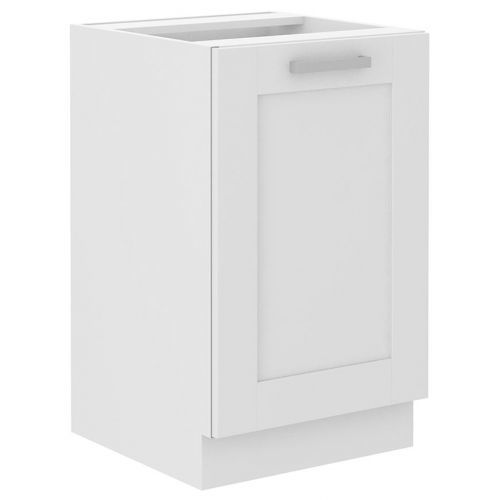 Kuchyňská skříňka LUNA bílá mat/bílá 50zl 1f bb