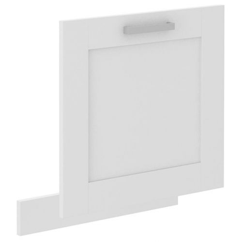 Dvířka na vestavnou myčku LUNA bílá mat/bílá 570x596