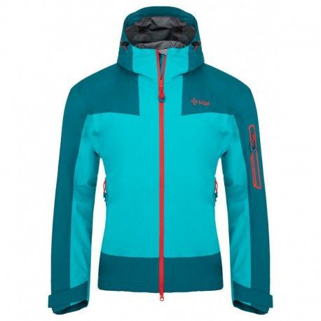 Kilpi Mamba-M tyrkysová RM0101KITRQ pánská lehká nepromokavá bunda 20000 XXL