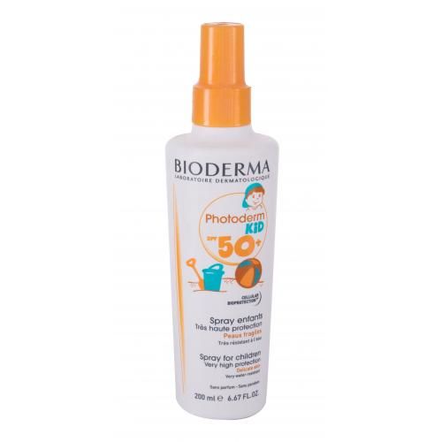 BIODERMA Photoderm Kid Spray SPF50+ 200 ml opalovací sprej s vysokou uv ochranou pro děti