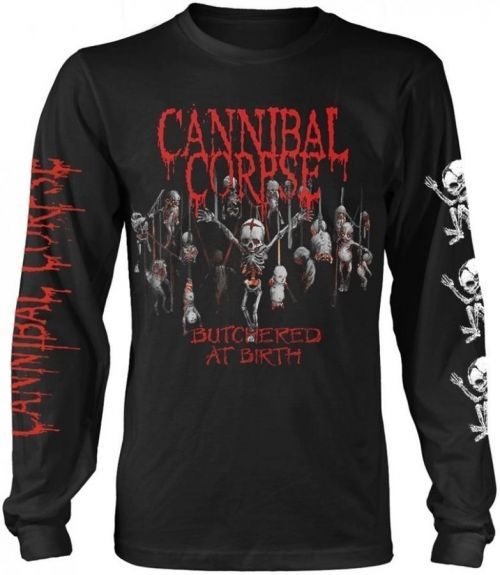 Cannibal Corpse Butchered At Birth Baby Long Sleeve Shirt XXL