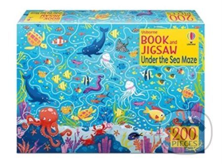 Book and Jigsaw Under the Sea Maze - Sam Smith, Valeria Danilova (ilustrátor)