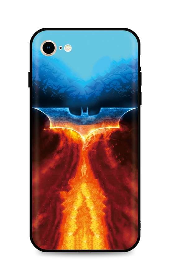 Kryt TopQ iPhone SE 2022 silikon Fiery Batman 74463