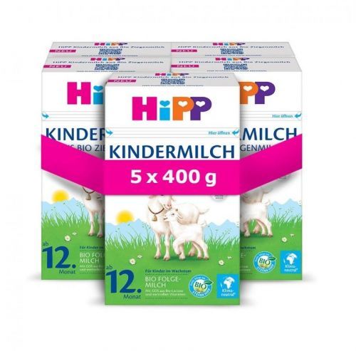 Hipp 3 BIO Junior Kozí mléko 5x400 g